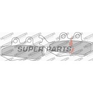 Накладки -FERODO- FDB677EF, Aprilia ETX125, MX50, Pegaso50/125, RS50, RX50/125, Gilera DNA50/125/180, Runner125/180, Malaguti Madison125, Piaggio GT125/250, Hexagon125, Skipper125, Sachs ZX50/125, ZZ125, Rieju RS1 50Evo