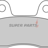 Накладки -FERODO- FDB2086P, Suzuki AN Burgman 400 / 400S 1999-2005