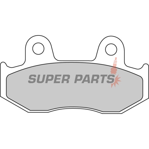 Накладки -FERODO- FDB2086P, Suzuki AN Burgman 400 / 400S 1999-2005