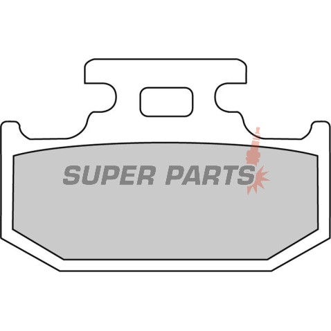 Накладки -FERODO- FDB659P, Kawasaki KX, Suzuki DR / RM, Yamaha TT / WR / YZ 125-650 1989-2002