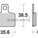 Накладки -TRW- MCB767, Gas Gas Randonne 125, Husqvarna CR 50 (2011-2012), SM 50 (2011)