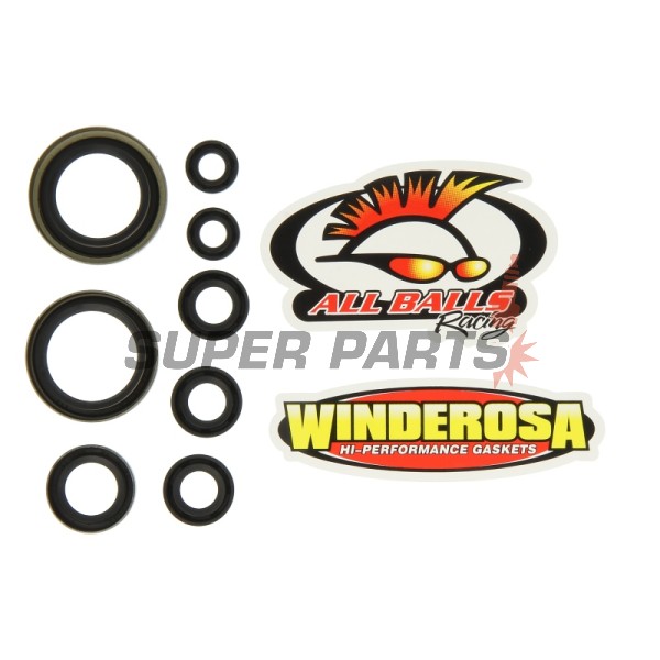 Комплект семеринги за двигател -WINDEROSA- KTM EXC 250 2002-2005, KTM EXC 400 2000-2006, KTM EXC 450 2003-2007, KTM EXC 520 2000-2002, KTM EXC 525 2003-2007, KTM EXC-G 250 2002, 2004-2005, KTM EXC-G 250Racing 2003