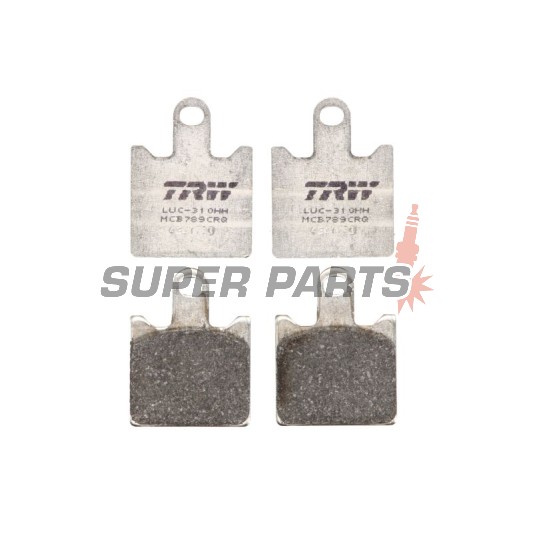 Накладки -TRW- MCB789CRQ, Kawasaki GTR1400 / Z750R-Z1000 / ZG1400 Concours / ZX-14R / ZX-6R 600-636 / ZZR1200-1400 (2002-2018)