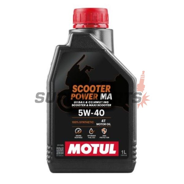 Двигателно масло -MOTUL- SCOOTER POWER, 5W40, пълна синтетика, 1L