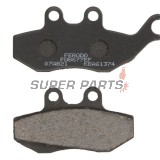 Накладки -FERODO- FDB677EF, Aprilia ETX125, MX50, Pegaso50/125, RS50, RX50/125, Gilera DNA50/125/180, Runner125/180, Malaguti Madison125, Piaggio GT125/250, Hexagon125, Skipper125, Sachs ZX50/125, ZZ125, Rieju RS1 50Evo