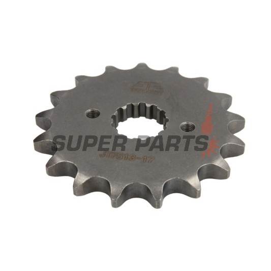 Преден пиньон -JT- JTF513,17, 17 зъба, Cagiva Raptor 1000 2001-2006, V-Raptor 1000 2001-2006, X-Raptor 1000 2002-2003, X-Tra Raptor 1000 2001-2005, Kawasaki GPX 500 1988, GPX 600 1988-1990, 1993-2000, GPX 750 1987-1988, GPZ 305 1983