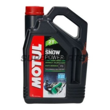 2-тактово масло -MOTUL- SNOWPOWER, 2T, пълна синтетика, 4L