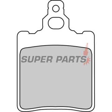 Накладки -FERODO- FDB694AG, Aprilia AF1 (1987-1991), RS/SR/Rally (1993-2006), Tuono/SX (2004-2007); Cagiva Aletta/Elefant/Dakar (1981-2000); KTM SX 60/65 (2000-2003); MBK Booster/Nitro/Ovetto (1994-2006); Yamaha Breeze (1995-2012); Piaggio DNA/GTX/Hexagon