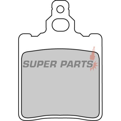 Накладки -FERODO- FDB694AG, Aprilia AF1 (1987-1991), RS/SR/Rally (1993-2006), Tuono/SX (2004-2007); Cagiva Aletta/Elefant/Dakar (1981-2000); KTM SX 60/65 (2000-2003); MBK Booster/Nitro/Ovetto (1994-2006); Yamaha Breeze (1995-2012); Piaggio DNA/GTX/Hexagon