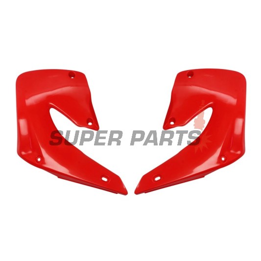 Предни странични пластмаси -POLISPORT- червени, HONDA CR 125/250 2000-2001
