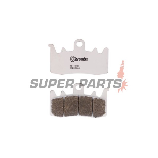 Накладки -BREMBO- 07BB38LA, Aprilia ETV/Tuono, BMW GS/R, Ducati Monster/Multistrada, Triumph Tiger 310-1300cc (1991-2022)