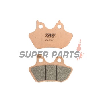 Накладки -TRW- MCB777SV, Harley Davidson FLHR Road King, FLHT Electra Glide, FLHX Street Glide, FLST Fat Boy/Softail, FLTR Road Glide, FXD Dyna, FXST Softail, VRSC V-Rod, XL/XLH Sportster - 883-1803cc, 1999-2013