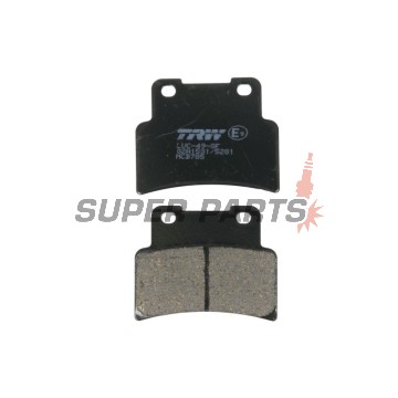Накладки -TRW- MCB785, Aprilia Mana, RS, Shiver, Dorsoduro; Yamaha MT, YZF-R125 - 125, 750, 850, 900, 1200cc, 2007-2017