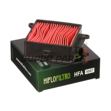 Въздушен филтър -HIFLO FILTRO- HFA5007, Kymco Agility 125 / FAT / RS / Carry /mmC / DJ S (2005-2016)