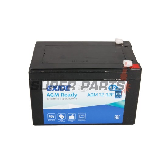 Акумулатор -EXIDE- AGM12-12F, 12Ah 12V