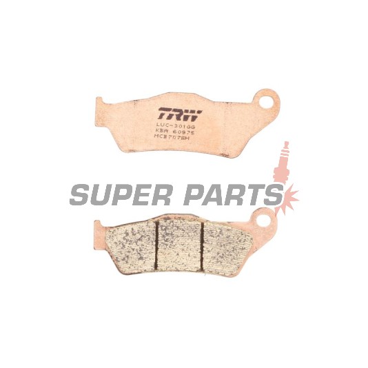 Накладки -TRW- MCB707SH, BMW HP2/K/R/S 850/1100/1150/1200/1300 GS, RT, RS, Rockster, Megamoto, S1000XR (1993-2018), Moto Guzzi California 1000 (2001-2006)