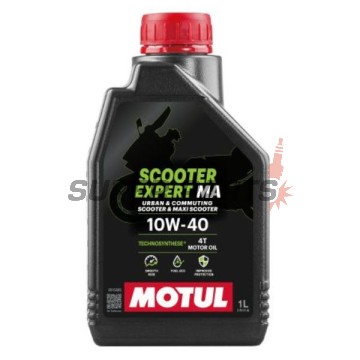Двигателно масло -MOTUL- SCOOTER EXPERT MA, 10W40, полу-синтетика, 1L