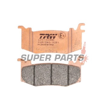 Накладки -TRW- MCB959TRQ, Aprilia RSV4 1100/Factory (2025-2026) / Ducati Panigale V4/V4S 1103 (2025-2026) / KTM RC 990 R (2026) / 1390 Super Duke (2024-2026)