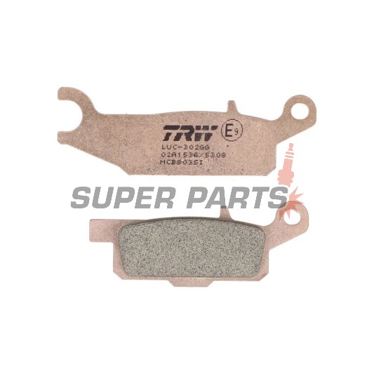 Накладки -TRW- MCB803SI, Yamaha YFM Grizzly 550/700/700F Auto 4x4 EPS (2006-2018)