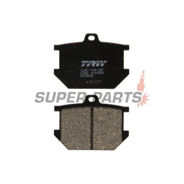 Накладки -TRW- MCB68, Yamaha SR500 (1984-1989), XJ650 (1980-1982), XS250/360/650/750/850/1100 (1976-1983), XV1000 TR1 (1981-1984)