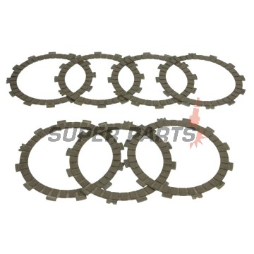 Съединител комплект (дискове) -TRW- MCC435-7, Yamaha MT-07 / Tracer 700 / XSR700 (2014-2019), Yamaha XVS650 Drag Star / Classic (1998-2007), Yamaha YZ250 (1988-1992)