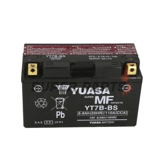 Акумулатор -YUASA- YT7B-BS, 7Ah 12V