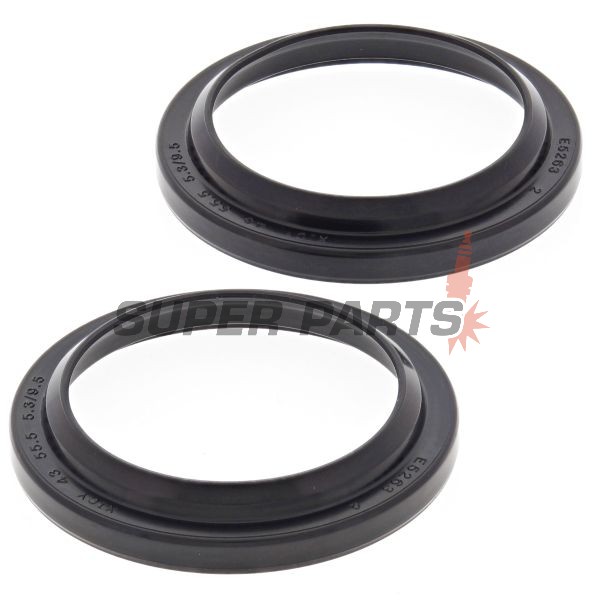 Прахоуловители за предница -ALL BALLS- Honda CR 125 1984-1986, CR 250/480 1982, Kawasaki KDX 200 1986, KDX 220 1997, KX 125 1983-1988, KX 250 1982-1984, 1986, 1988, KX 500 1983-1987, Suzuki DR 650 1996-2017