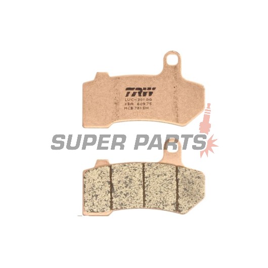 Накладки -TRW- MCB781SH, Harley Davidson FLHR, FLHRC, FLHT, FLHTC, FLHTCU, FLHTCUTG, FLHX, FLHXXX, FLTR, VRSCA, VRSCD, VRSCR 2006-2013