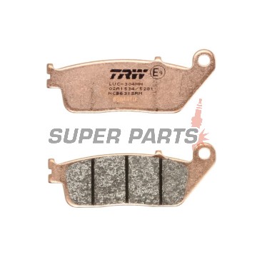 Накладки -TRW- MCB631SRM, синтеровани, Honda CBR1000F (1990-1992), Honda RVF750R (1994-1997), Honda ST1100 Pan European / ABS (1990-2001), Kymco People 250 (2004-2005), Yamaha MT-01 1700 (2004-2011), Yamaha X-Max 125 ABS (2011-2012)