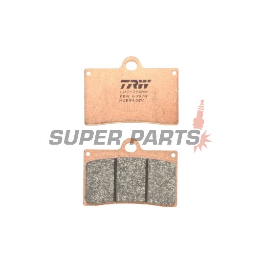 Накладки -TRW- MCB540SV, Aprilia RS/RS4, Beta Euro/Jonathan, Cagiva Canyon/Mito/Raptor, Ducati Monster/SS/916, Gas Gas FSE/FSR, KTM Duke/LC4/SMR, Moto Guzzi California/Daytona, MZ Skorpion, Sachs Roadster/XTC, Yamaha SZR - 125-1100cc, 1988-2016