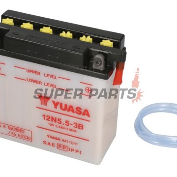 Акумулатор -YUASA- 12N5.5-3B, 6Ah 12V