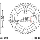 Заден пиньон -JT- JTR469,44, 44 зъба, стоманен, Kawasaki KV 175 1981-1987, 1989