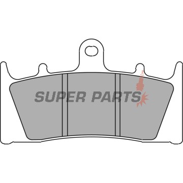 Накладки -FERODO- FDB2144ST, Kawasaki ZX-6R/ZX-9R/ZX-12R Ninja (1996-2003), Suzuki GSF1200 Bandit, GSX1300R Hayabusa, GSX-R1000 (1999-2007)