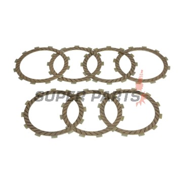 Съединител комплект (дискове) -FERODO- FCD0405, Kawasaki EN450/500 Vulcan, ER500, ER-6F/N, GPX600R, GPZ400/500/550/600, GT550, KLE500/650 Versys, KLR600/650, KLX600/650, Z400/550, ZL600 Eliminator, ZR550 Zephyr, ZXR750, ZZR600