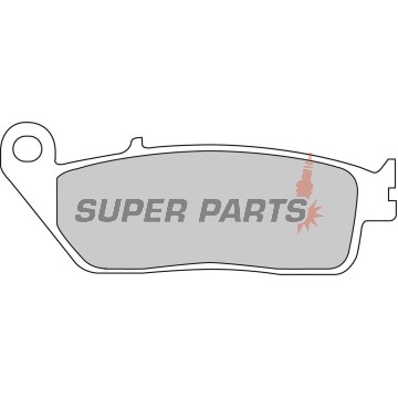 Накладки -FERODO- FDB664ST, Honda CB / CBR 600F / VFR 750F / Silver Wing, Triumph Bonneville / Street Triple / Scrambler, Indian Chief / Chieftain / Roadmaster, Cagiva Navigator, BMW C 600, Yamaha X-Max / Majesty 1990-2019