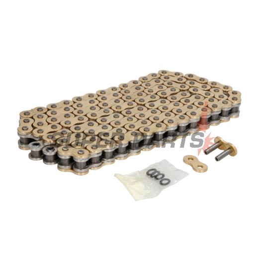 Верига -JT- JTC525Z3GS118RL, размер 525, 118 звена, двойно усилена, златна