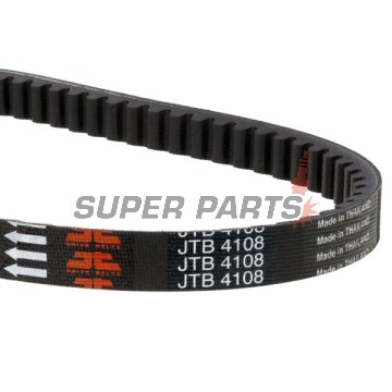 Ремък -JT- JTB4108, Derbi Atlantis 100 2004-2007, Boulevard 100 2010-2014, Piaggio/Vespa Fly 100 2006-2010, Free 100 2002-2006