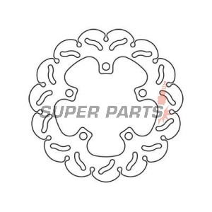Спирачен диск -TRW- MST246RAC, 220mm, Suzuki GSX-R 600 / 750 / 1000 + SV650 / 650S / 1000 / 1000S + TL1000S / TL1000R (1996-2016)