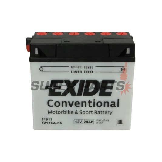 Акумулатор -EXIDE- 12Y16A-3A 51913, 20Ah 12V