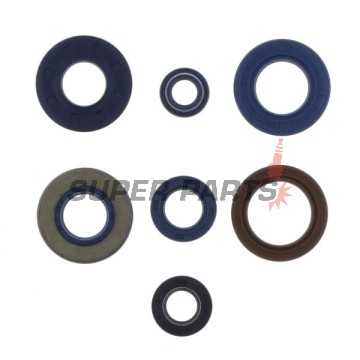 Пълен комплект семеринги за двигател -ATHENA- Aprilia AF1 50 1991-1996, Classic 50 1992-1999, Europa 50 1991-1996, Pegaso 50 1991-1998, червен Rose 50 1991-1996, RS 50 1991-2005, RX 50 1991-1999, HM CMC 50 2010, CRE 50 2001-2012