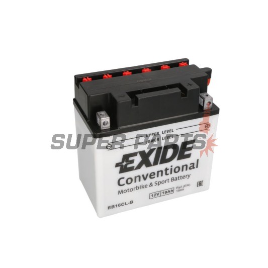 Акумулатор -EXIDE- YB16CL-B, 19Ah 12V