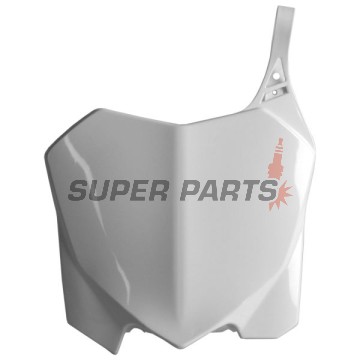 Мотокрос маска/табелка за номер -POLISPORT- бяла, HONDA CRF 250/450 2009-2013