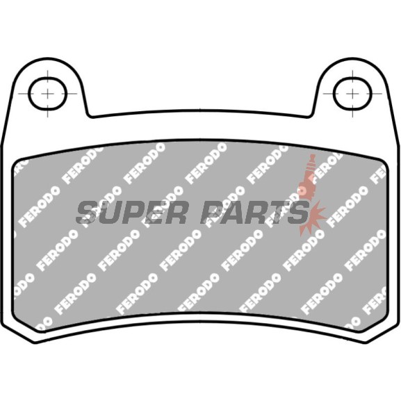 Накладки -FERODO- FDB2332EF, Benelli BKX / BN / Leoncino / TRK / Tornado 125-400, Honda CRF 1100L Africa Twin, Keeway RKV 125-200 2012-2025