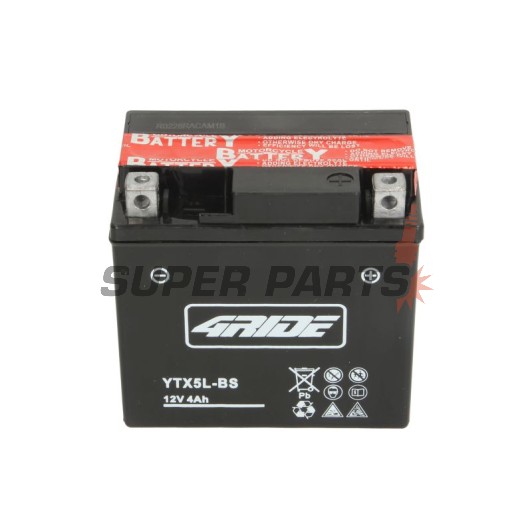 Акумулатор -4 RIDE- YTX5L-BS 4RIDE, 4.2Ah 12V