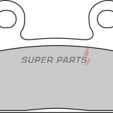 Накладки -FERODO- FDB462ST, Honda CB/CBR/CBX, NSR, VFR, VT Integra, XRV Africa Twin - 250-750cc, 1986-1996