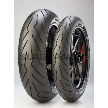 Задна шосейна гума -PIRELLI MOTOR- 1905517 OMPI 75W DR3, 190/55ZR17, DIABLO ROSSO III
