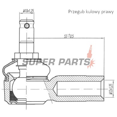 Външен кормилен накрайник -4 RIDE- Kawasaki KFX 700 2004-2009