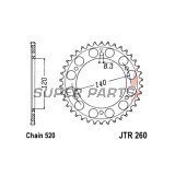 Заден пиньон -JT- JTR260,38, 38 зъба, стоманен, Honda XL 200 1984-1985, XL 250 1991