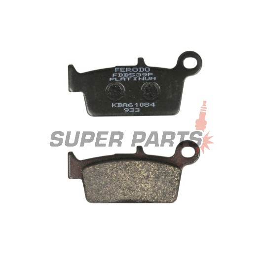 Накладки -FERODO- FDB539P, Gas Gas EC / MC, Honda CR / XR, Kawasaki KLX / KX, Suzuki DR / DR-Z / RM, Yamaha YZ 125-650 1987-2012