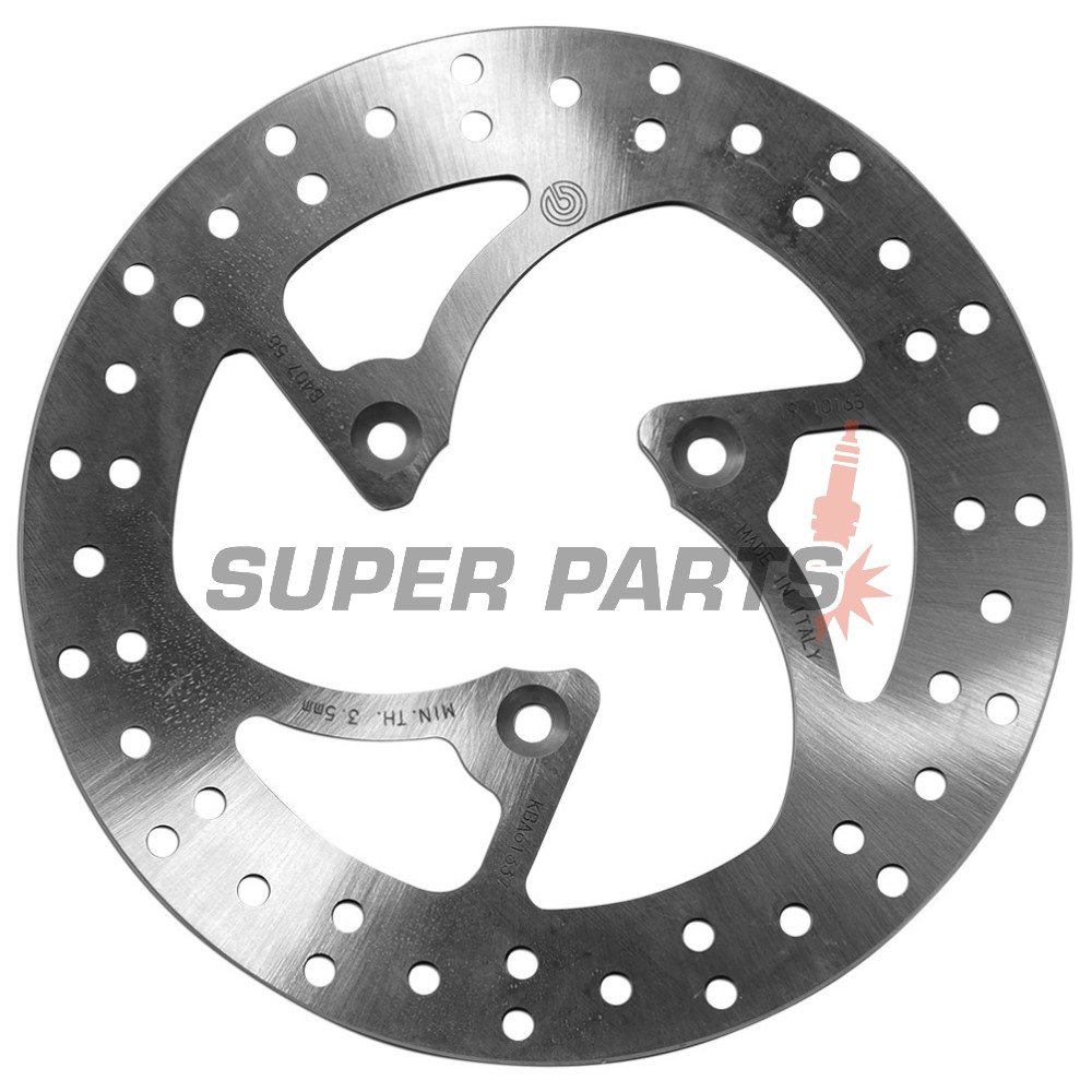 Спирачен диск -BREMBO- 68B40758, Peugeot Elyseo 100/125/150, Elystar 125/150, Jet Force 125 (2003-2006)